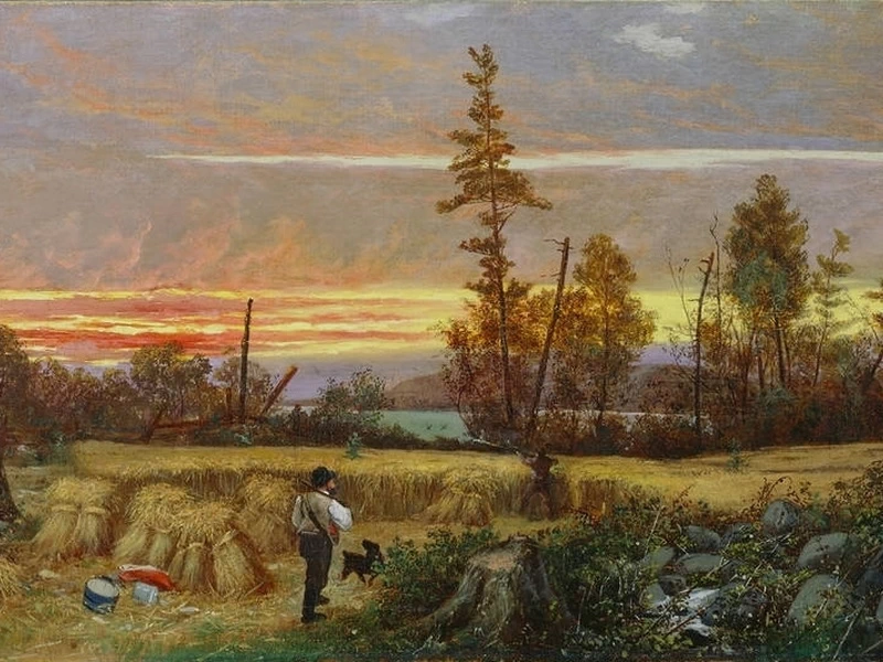 1838-John Arthur Fraser - Uno scatto all'alba, Lago Scugog